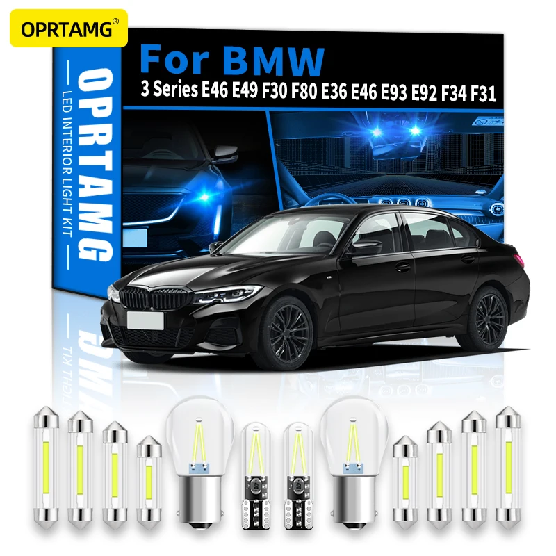 

OPRTAMG Canbus Car Interior Light led For BMW 3 Series E46 E49 F30 F80 E36 E46 E93 E92 F34 F31 Car Light W5W T10 LED Lamp Light