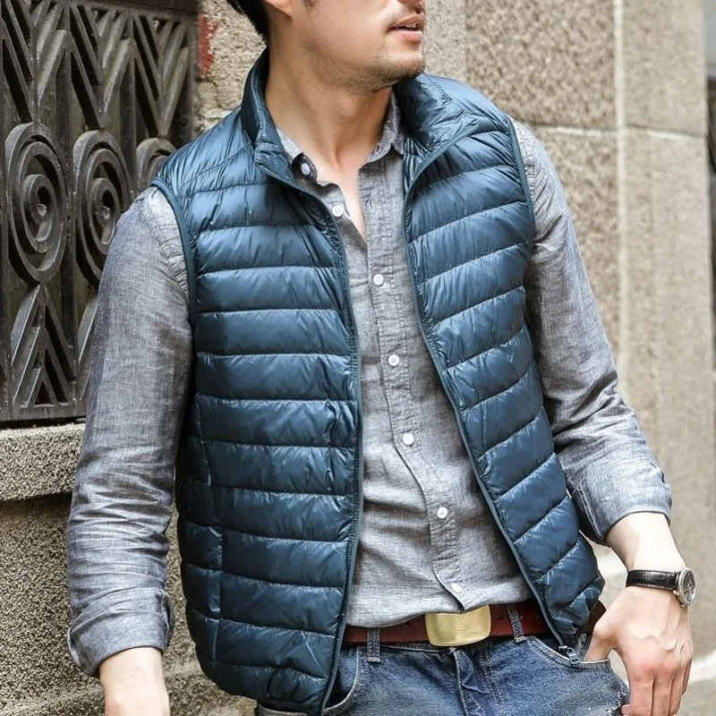 

Men Winter Vests Hooded Women New Short Solid Color Vest Cotton Padded Jacket Sleeveless Male Waistcoat Vest Clothing 4XL E36