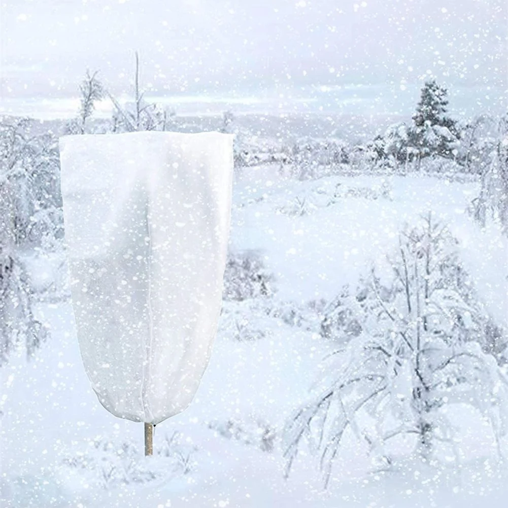 Чехлы от мороза растений для затягивания розовых кустов саженцев защиты