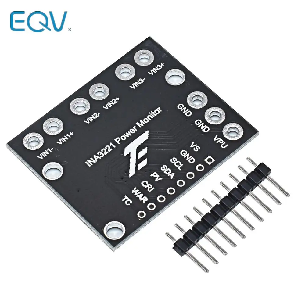 

INA3221 Triple-Channel Module, High-Side Measurement, Shunt and Bus Voltage Monitor with I 2C- and SMBUS-Compatible Interface