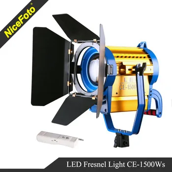 

NiceFoto CE-1500WS LED Fresnel light studio flash 150W studio светильник LED Fresnel светильник для фотографии видео камеры DSLR