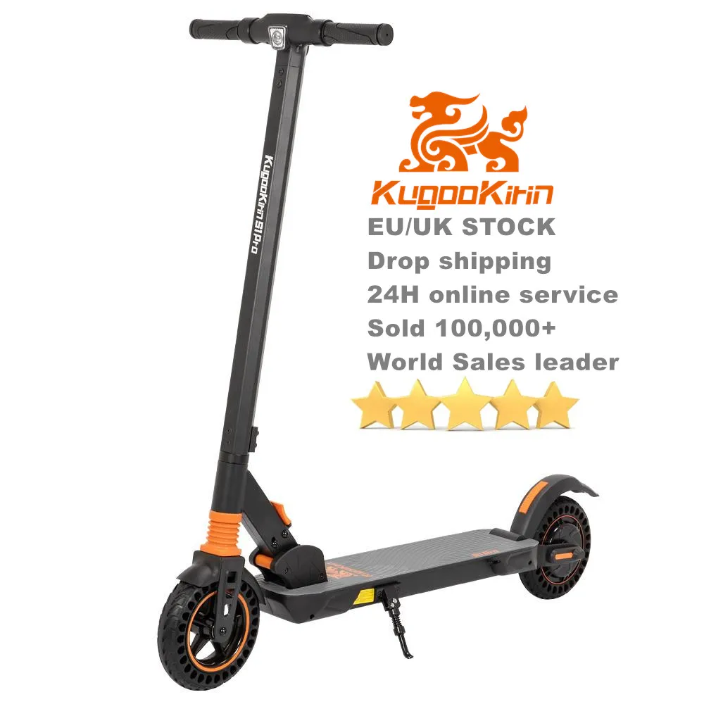 

EU Warehouse Kugoo Kirin S1 Pro 36V 7.5Ah Max Speed 30km/h Range 350w Foldable Electric Scooter for adults