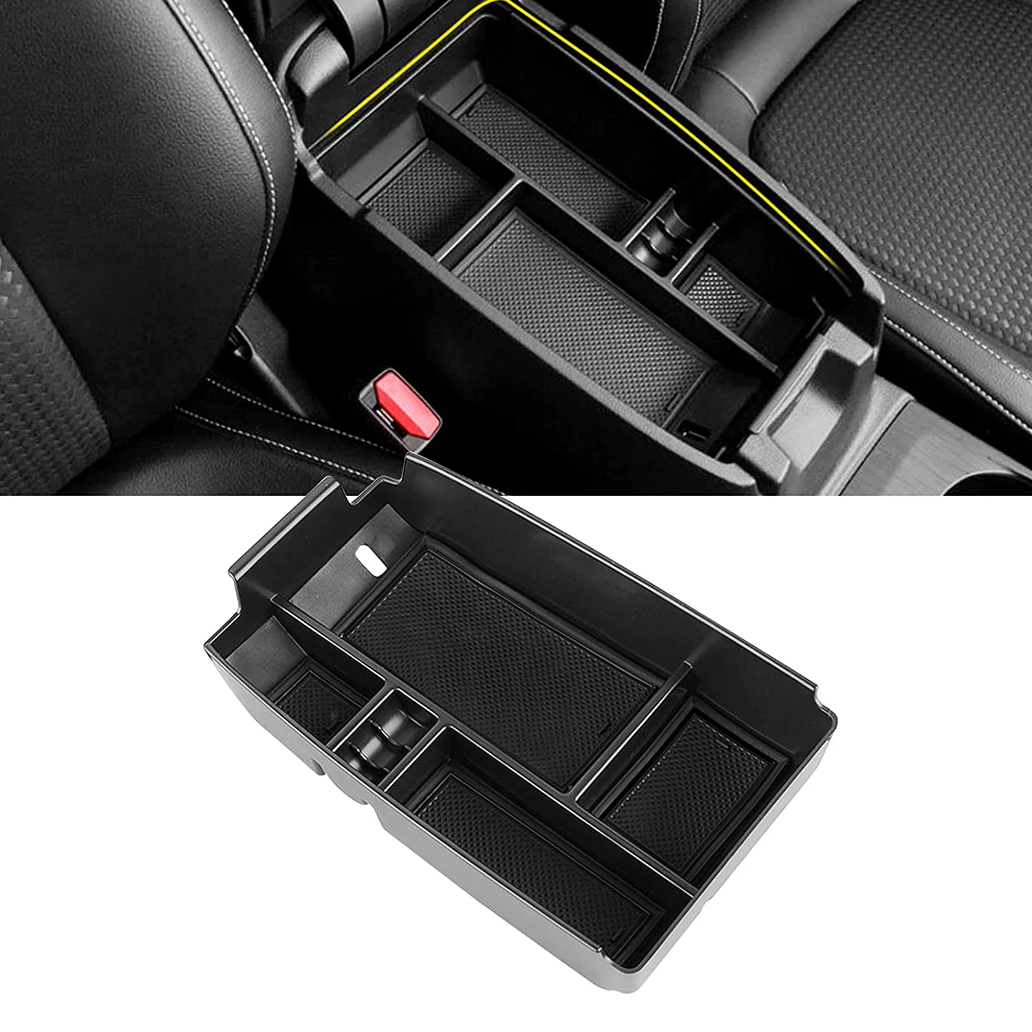 

For Ford Bronco Sport 2021 2022 Armrest Storage Box Interior Holder Organizer Tray Car Accessories