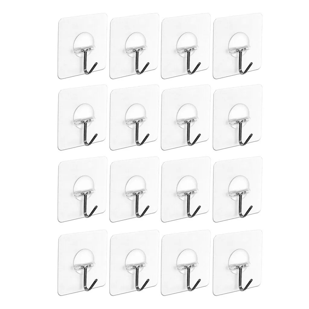 

Transparent Hanger Bathroom Strong Hooks Suction Wall Sucker Cup For Kitchen Kitchen，Dining & Bar