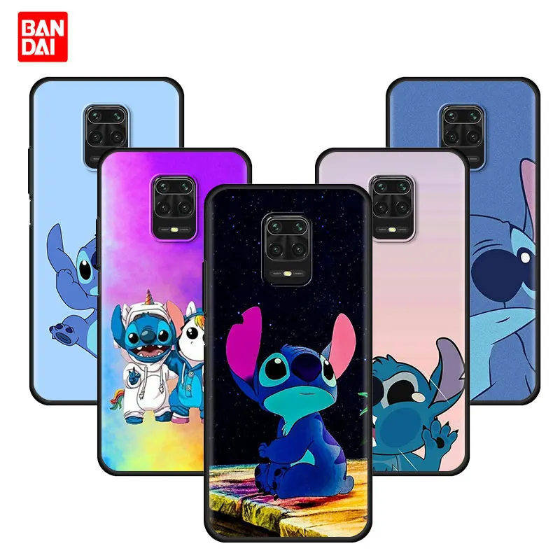 

Cover Case for Redmi Note 9s 9 7 8 8t 8Pro 10 10Pro 11 11t Pro Plus 4G 5G Shell Bag Soft Luxury Funda Cute Cartoon Stitch
