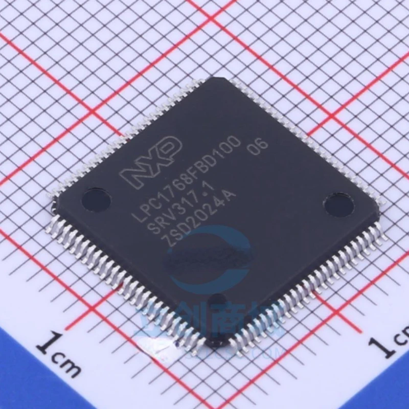 

2pcs Original New LPC1768FBD100 LQFP-100 Embedded Microcontroller Chip IC LPC1765FBD100