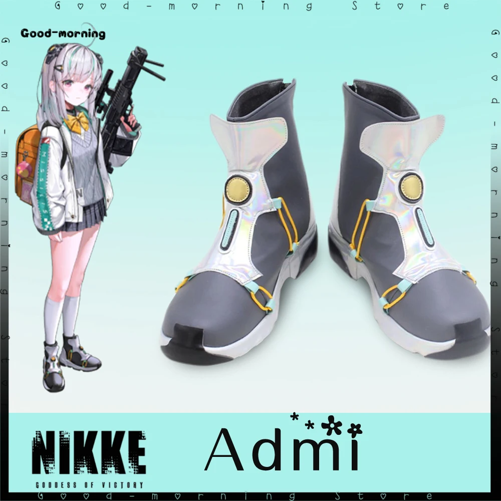 Игра NIKKE богиня победы Admi, обувь для косплея, Хэллоуин, Искусственная Девушка Admi, ролевые игры, обувь на заказ