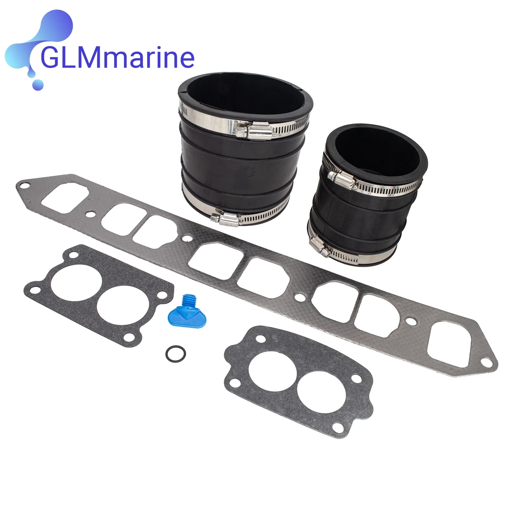 Комплект выхлопных газов для 1982-1995 Mercruiser 153/181 CID 4-CYL 32-44348T 32-90949 27-64692 32910