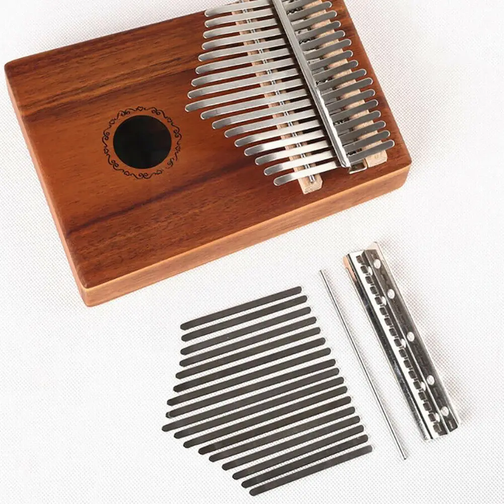 

Thumb Piano Bridge Saddle 17 Keys Set Kit For Kalimba Diy Replacement Parts W3o5