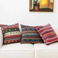 bohemian cushion cover chenill decorative throw pillow case for sofa bed home decor waist backrest pillowcases 40x4045x4550x50