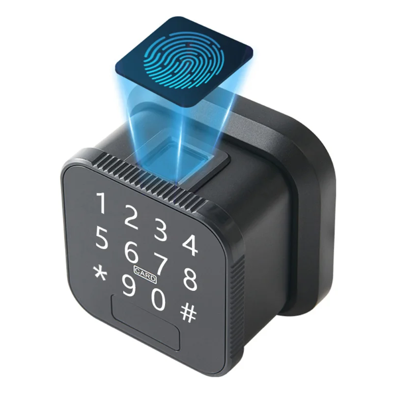

Multifunction Anti-peep Touch Password Key Deadbolt Combo Square Door Lock With Password