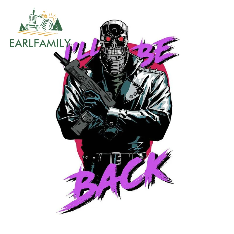 

EARLFAMILY 13 см x 8,5 см для I Will be back Terminator автомобильные наклейки водонепроницаемые простые Наклейки Забавный виниловый автостайлинг с фургоном