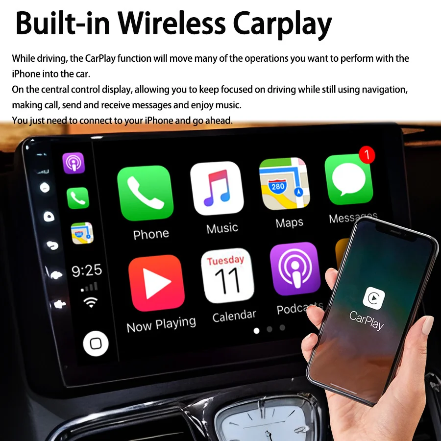 Фото Автомагнитола 2Din на Android 14 для Chrysler Grand Voyager 5, 2011-2008 годов выпуска №3
