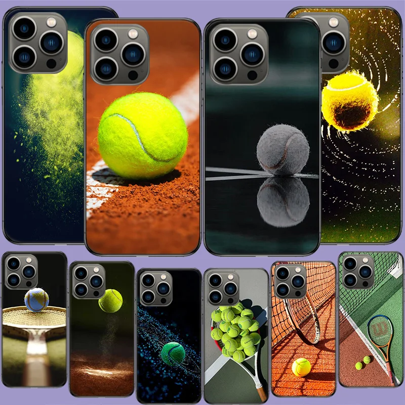 

Tennis sport Phone Case For Iphone 14 13 Pro Max 12 Mini 11 Pro XR X XS Max 6 6S 7 8 Plus 5 SE 2020 Cover Cute Fundas