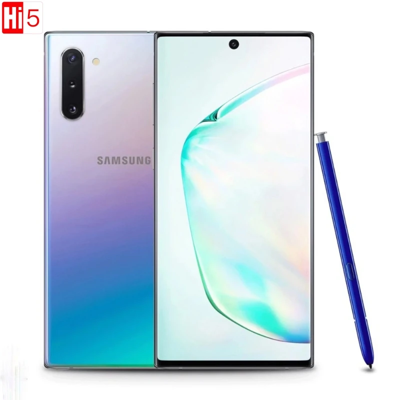 Оригинальный разблокированный телефон Samsung Galaxy Note 10 N970U1 N970F, 256 Гб ПЗУ, 8 Гб ОЗУ, Восьмиядерный процессор Snapdragon 6,3, экран 855 дюйма