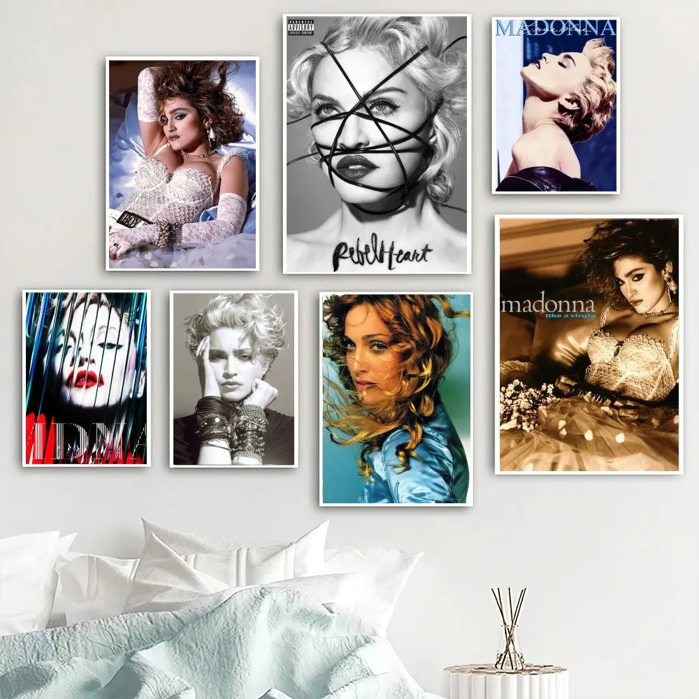 Постер Мадонны и певицы декор для домашней комнаты гостиная спальня