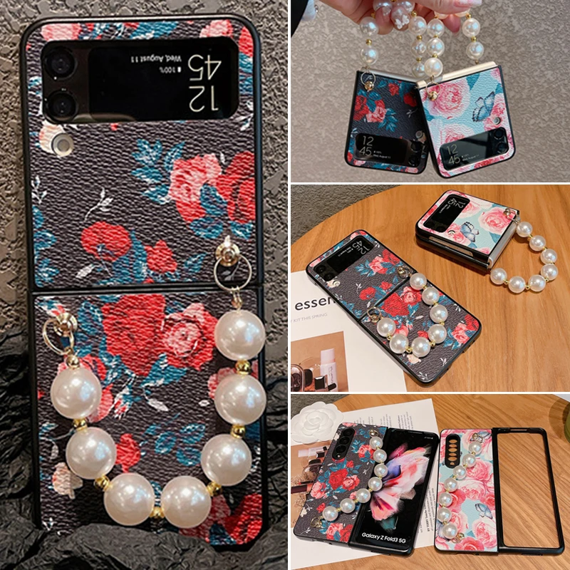 

Модный противоударный чехол-книжка для Samsung Galaxy Z 4 3