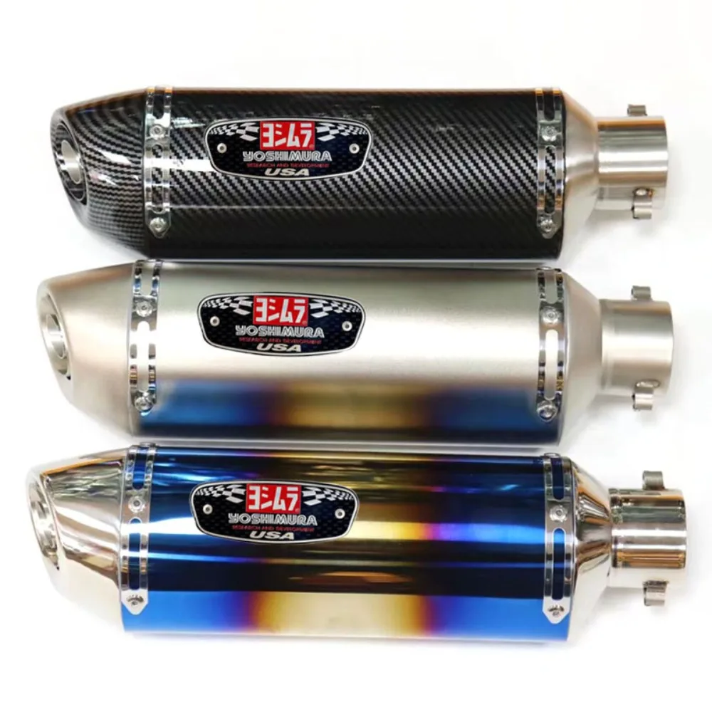 

Motorcycle Exhaust Muffler Stainless Steel OD:51mm Length 370mm Exhaust Pipe FOR KAWASAKI Z250 Z300 Z900 Z1000 Z750 Z800 PCX 125
