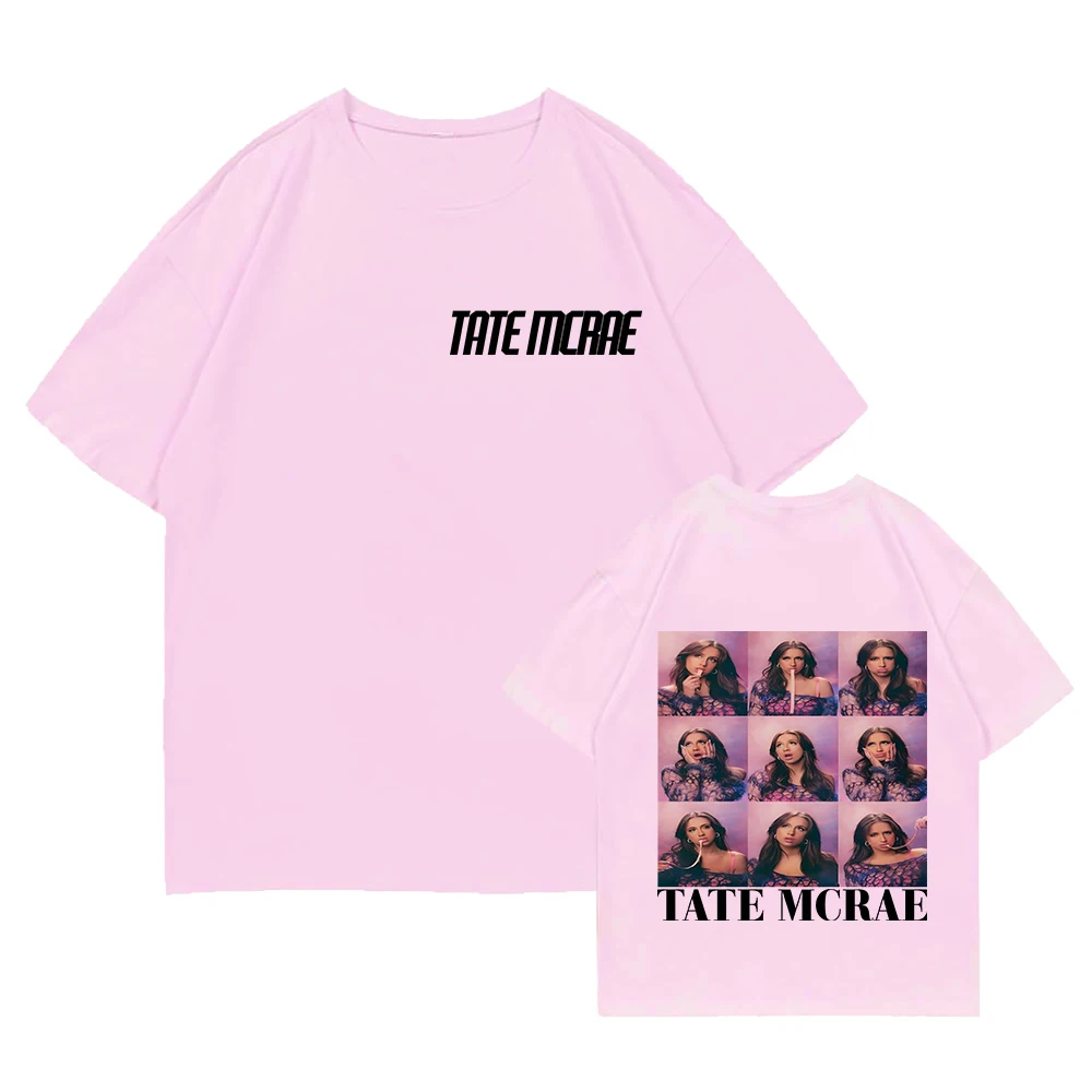Футболка TATE MCRAE оверсайз для мужчин и женщин винтажная тенниска с графическим