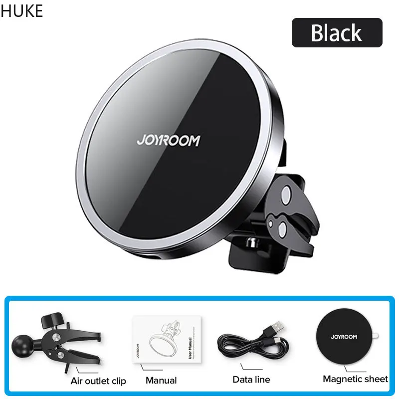 

Magnetic Car Phone Holder Magnetic Wireless Charger For iPhone 13 12 Pro Max Fast Charging Strong Magnetism Phone Holder In Car