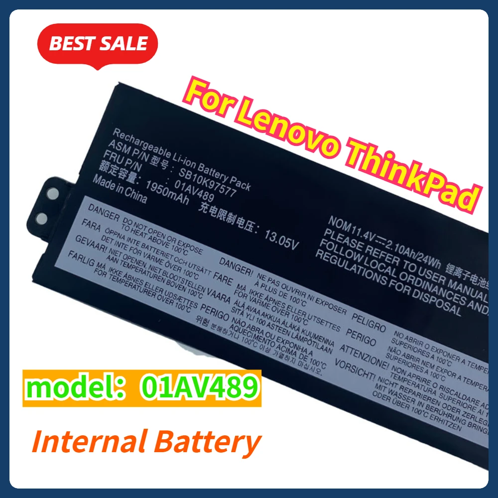 Новый внутренний аккумулятор 01AV419 для Lenovo ThinkPad T470 T480 A475 A485 TP25 01AV421 01AV489 01AV420 SB10K97576