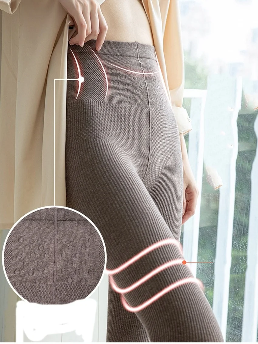 Tights Womens Sock Pants Pantyhose Stockings Sock Female Leggings Lined Pants Black Flat Belly Hip Butt Lifter Autumn 2022 New