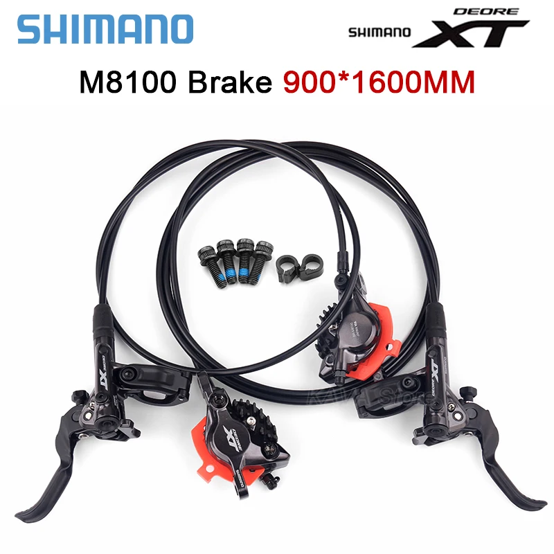 Shimano Deore XT M8100 Hydraulic Brake ICE Tech SLX M7100 M6100 MTB Brakes Left Right 900/1600mm Mountain Bicycle Disc |