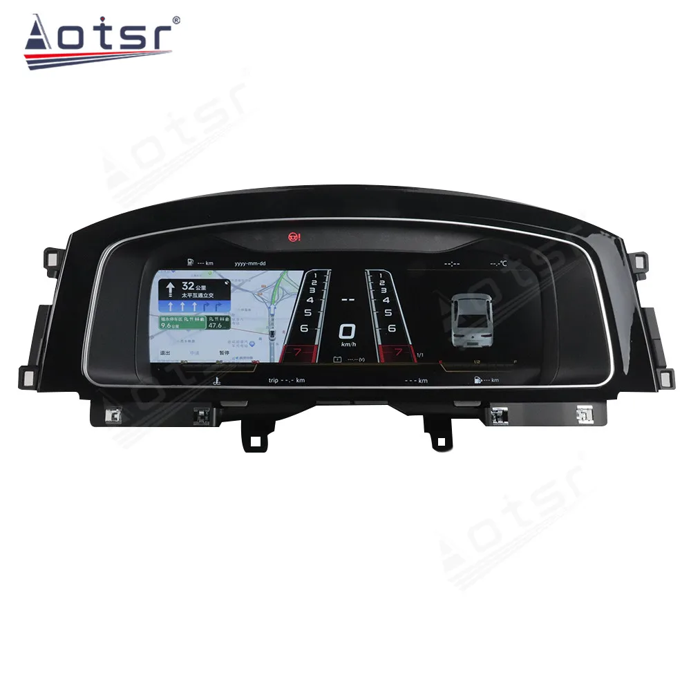 

Новейший автомобильный цифровой кластер для Volkswagen VW Golf 7 2012-2020, ЖК-дисплей, измеритель скорости, приборная панель, многофункциональный плеер