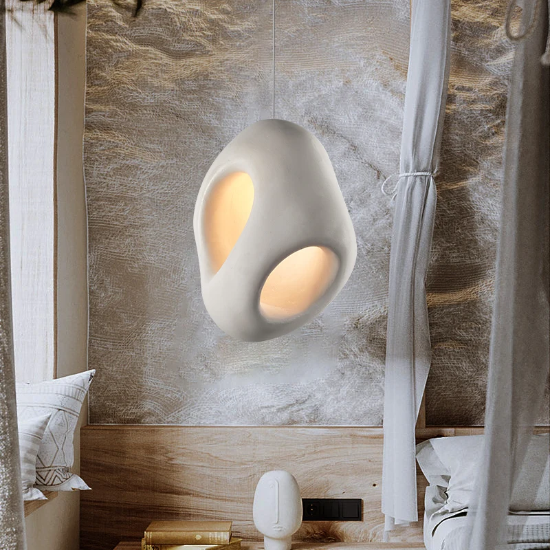 

New Special Handmade Polystyrene Wabi Sabi Japan Style Modern Nordic Personality Indoor House Indoor Kitchen Pendant Lamp
