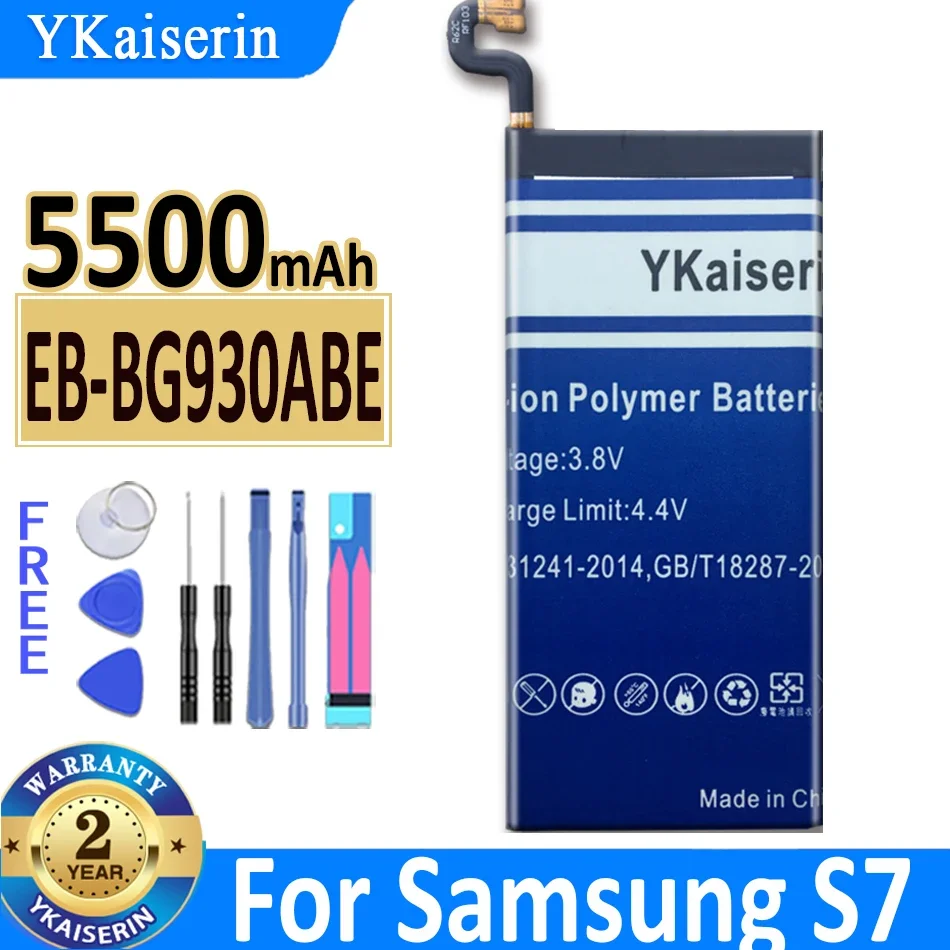 Аккумулятор для Samsung Galaxy S5 S6 S7 S8 S3 S4 Edge G950F G930F G920F G900F G925F G935F I9300 I9500 I9301 G955 Bateria