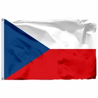 czech republic flag 120 x 180 cm 100d polyester large big czechish flags and banners national flag country 3x5ft banner