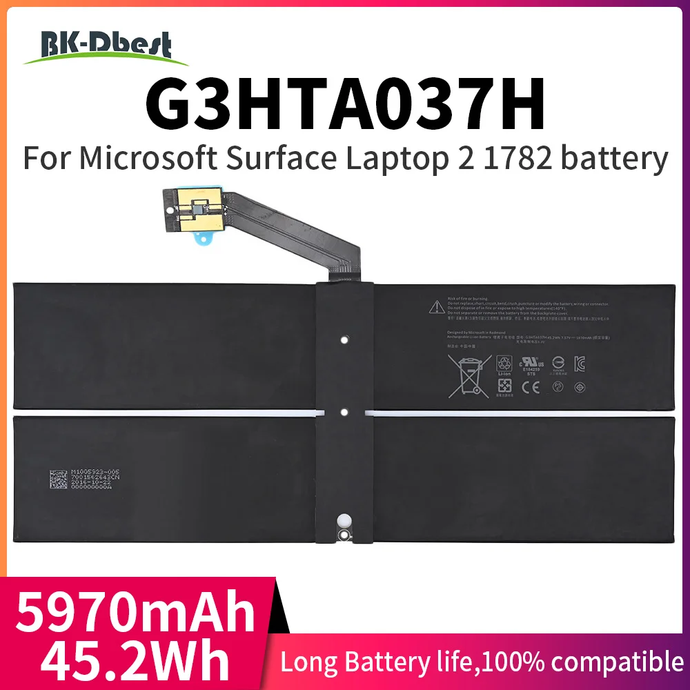 BK-Dbest Новый G3HTA036H G3HTA037H Аккумулятор для ноутбука Microsoft Surface 1/2 Gen 1769 1782 высокое