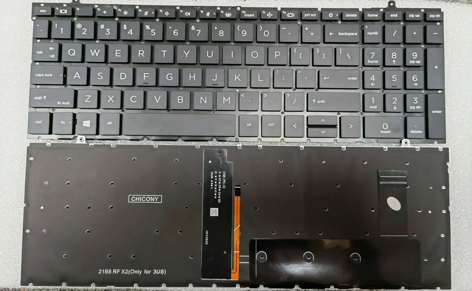 Клавиатура с подсветкой для HP ProBook 450 G9 455 455R HSN-Q34C-4 США