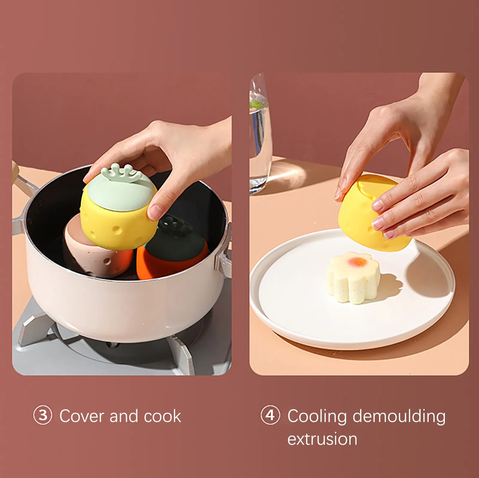 Детская силиконовая форма для приготовления пирожных на пару риса желе кухня