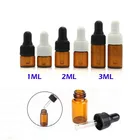 5 шт 13 мл янтарная стеклянная пипетка для закапывания в глаза капля ароматерапия реагент Пипетка для жидкости бутылка многоразового использования бостонские бутылки пробирки