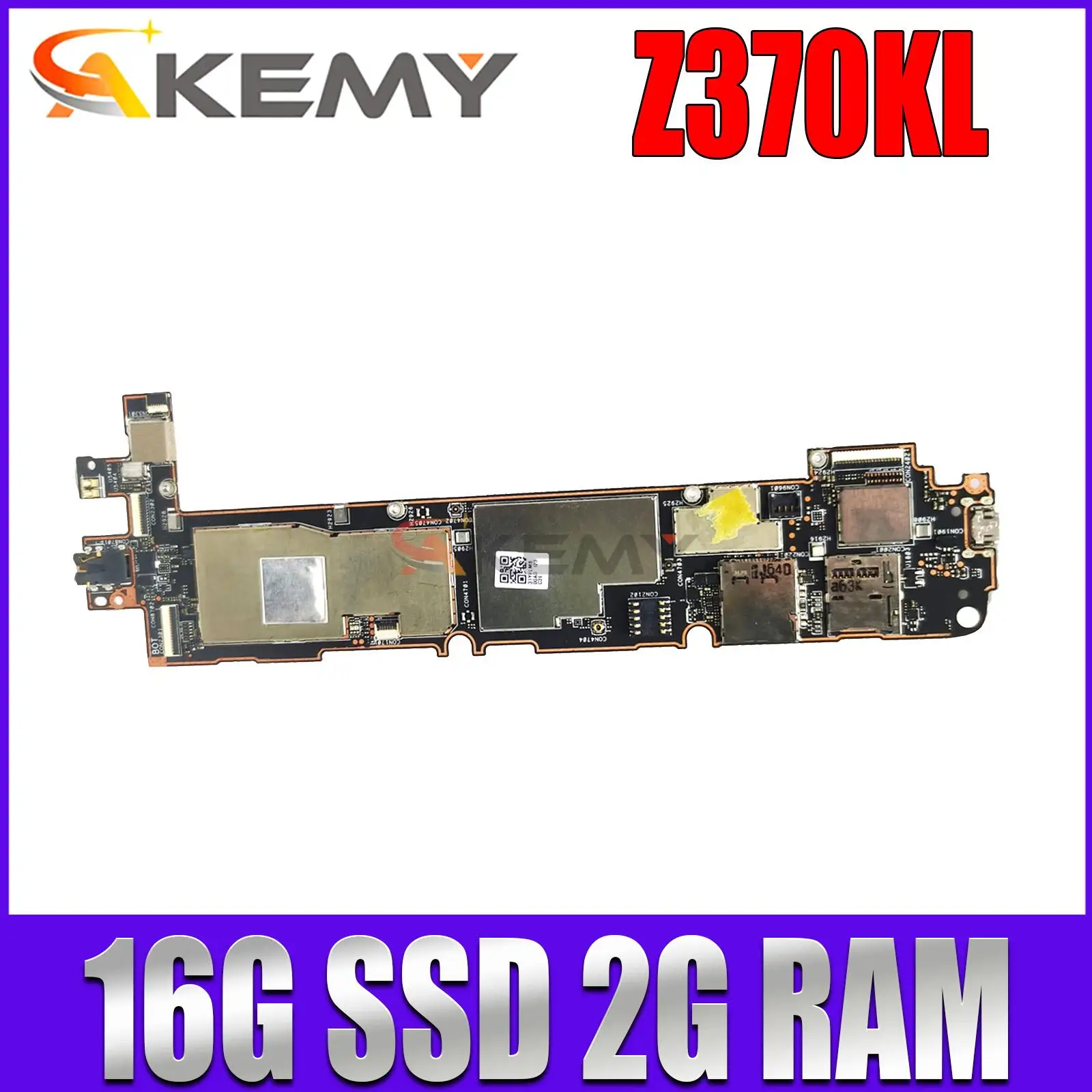 

Материнская плата Z370KL для планшета Asus ZenPad 7,0 Z370KL Z370K, протестированная оригинальная материнская плата M8910 CPU 2 Гб RAM 16 Гб SSD