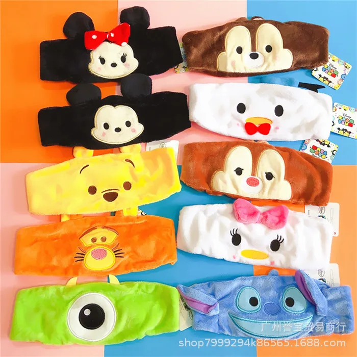 Мультяшная Милая шапка для душа с героями Диснея пух Дональд утка Микки Минни