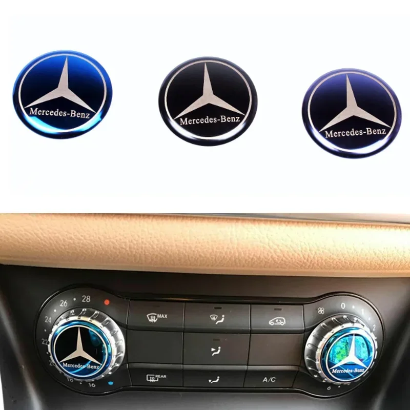 1 шт. наклейка на кнопку переключения кондиционера автомобиля для украшения