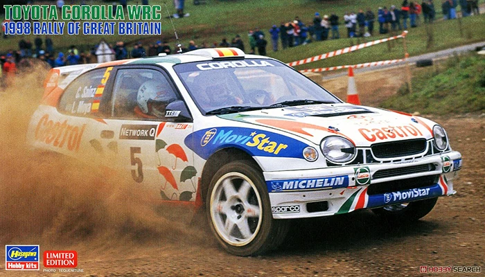 

Сборная модель автомобиля Hasegawa 1:24 Corolla WRC '1998 20438 Ограниченная серия статическая Сборная модель комплект игрушек