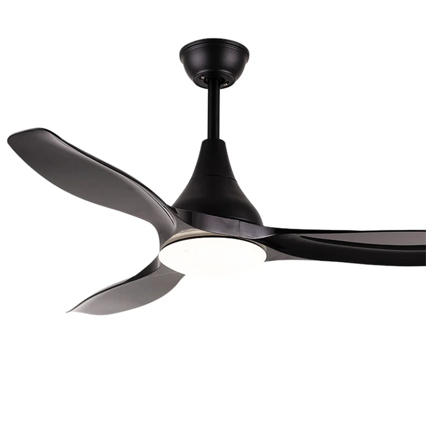 

48 Inch LED Ceiling Fan With Wall Control For Bedroom Ceiling Fan With Chandeliers For Living Room Lamp Roof Lighting Fans