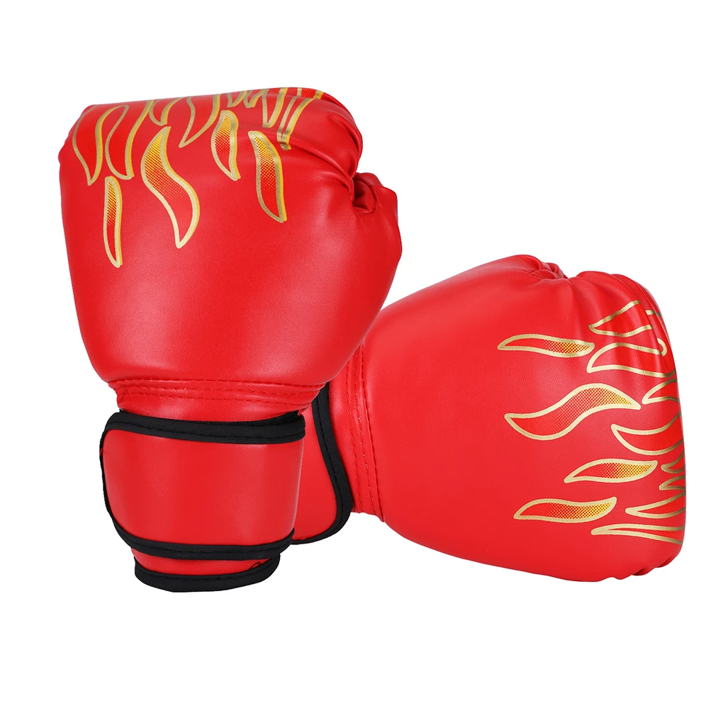 

Kids Boxing Gloves Punch Training Comfortable Portable Kickboxing Exercise Fitness Mitts Girls Train Gym Blue