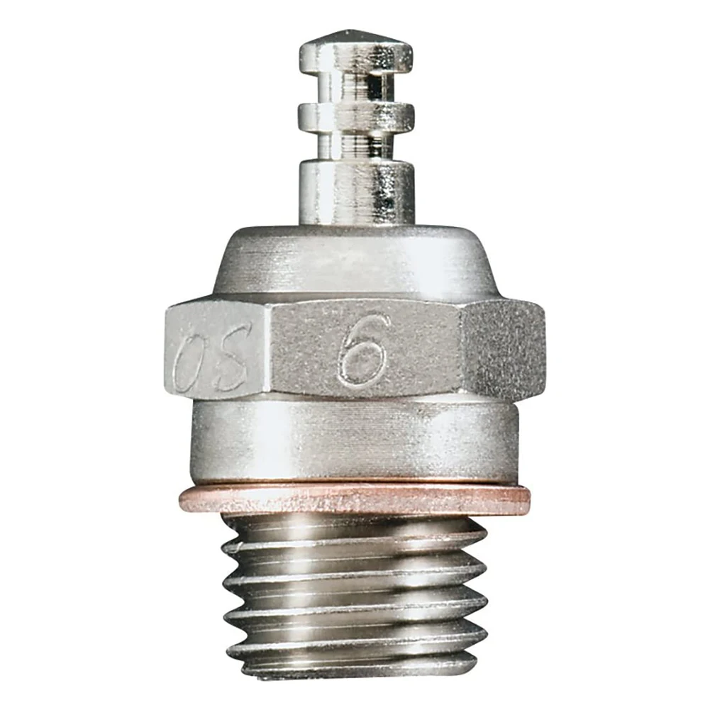 

RC Parts Glow Plug OS O.S. Former A3 No.6 6 Standard Glow Plug Spark Hot for RC Car Truck Nitro Engine - (1Pcs)