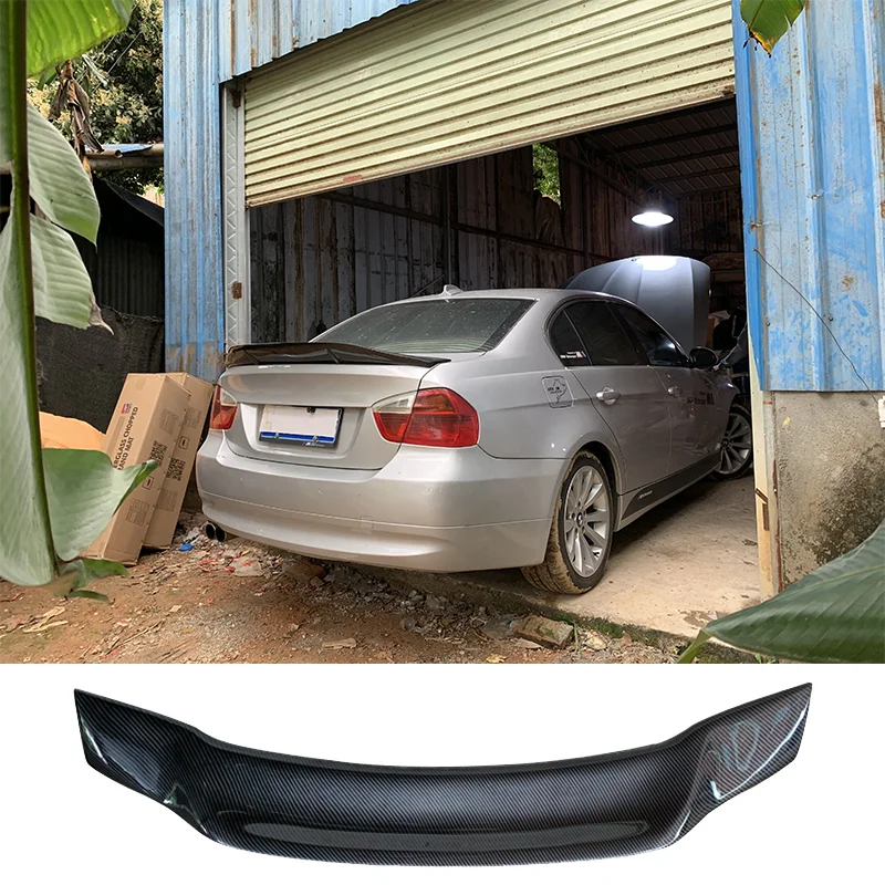 Подходит для BMW 3 серии E90 спойлер из углеродного волокна 2009 2010 2011 2012 спойлер для крыла багажника декоративный Автомобильный дизайн (art.: 3920c896e489b) - 3920c896e489b