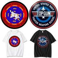 top gun patch clothing thermoadhesive patches on clothes iron on transfers top gun stickers for t shirt topgun maverick applique