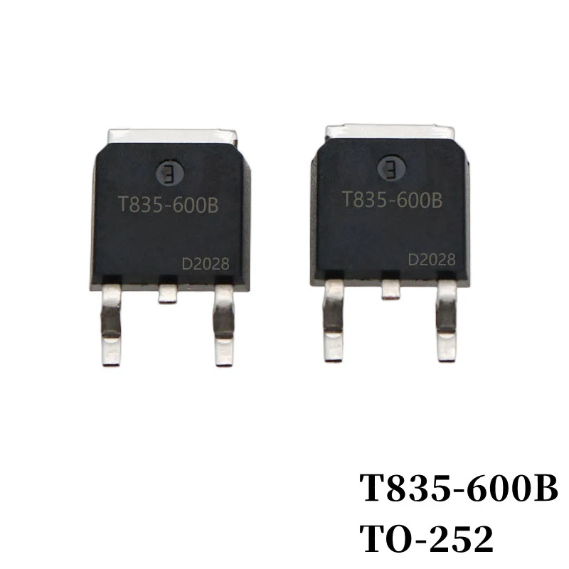 

10Pcs T835-600B T835-800B T810-600B T810-800B Thyristor TO-252 SMD Triac
