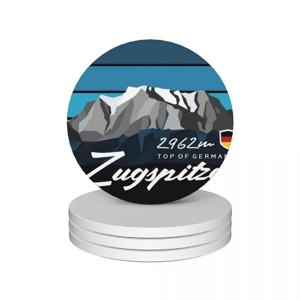 Zugbasze 2962 Garmisch parts nкирпич Бавария Германия горные керамические подставки (набор из