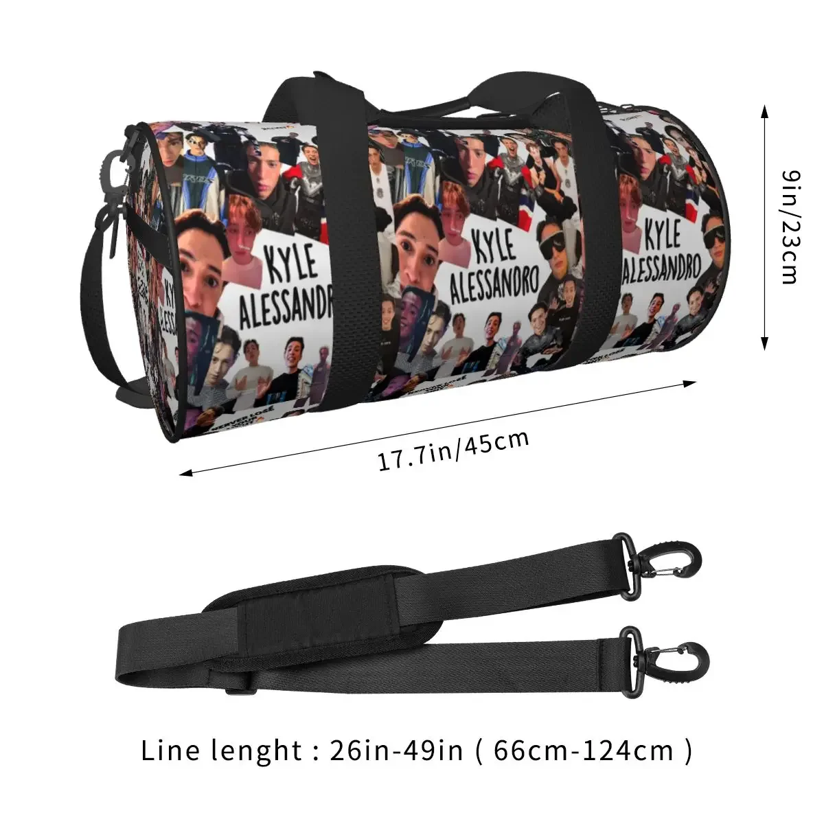 Фото Kyle Alessandro Большая спортивная сумка Многофункциональная дорожная сумка Duffle Сумки Сумка для фитнеса №2