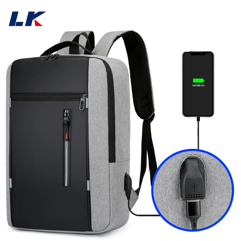 

Waterproof Business Backpack Men USB School Backpacks 15.6 Inch Laptop Backpack Large Capacity Bagpacks Hiking Backpacks
