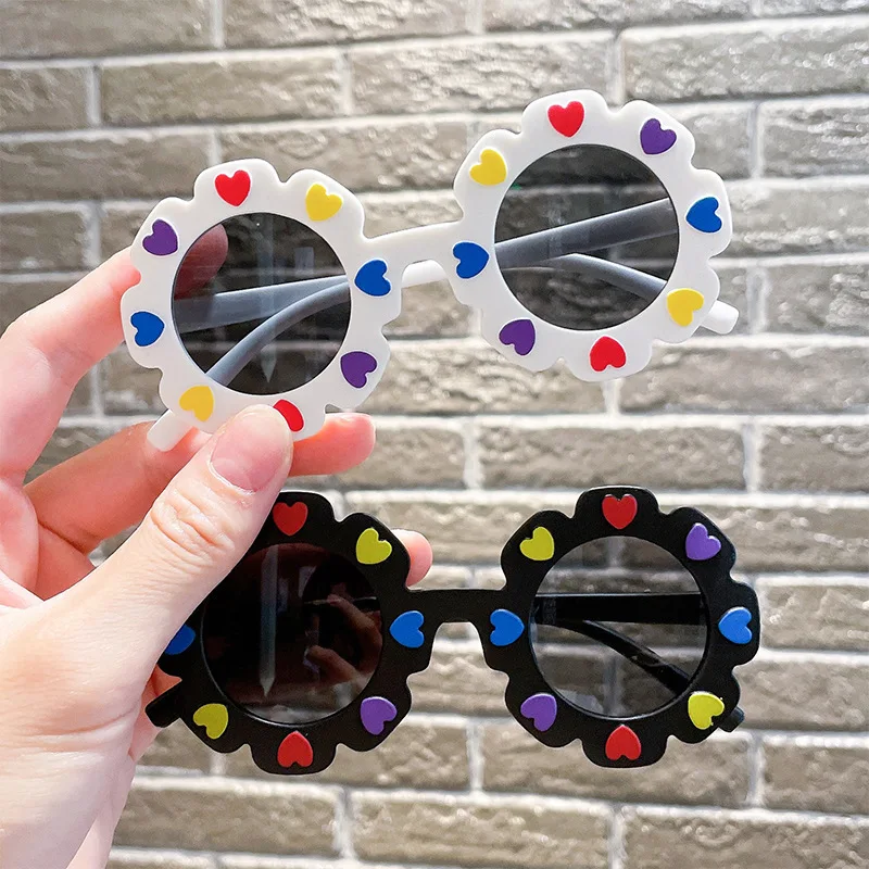 

Модные детские солнцезащитные очки, детские круглые солнцезащитные очки с маргаритками для девочек, UV400, летние солнцезащитные очки для улицы, защитные очки