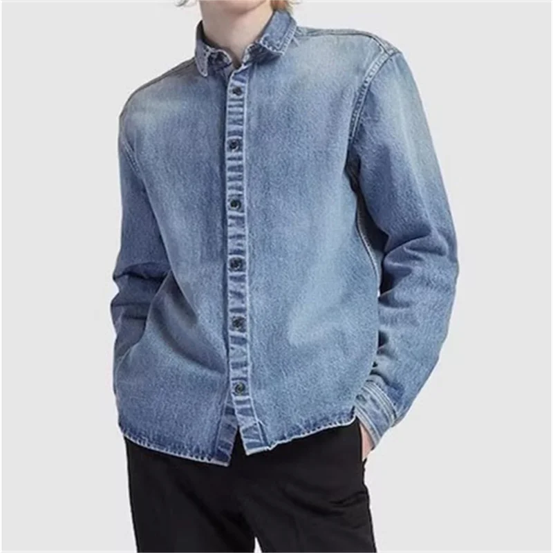 

blouses for women fashion 2023 Autumn New Vintage Washed Women's Shirt Pure Cotton Long sleeved Top korean reviews many clothes